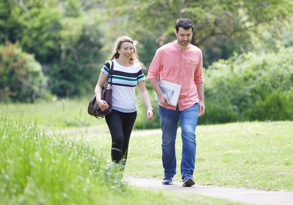 Students in Brandon Hill park